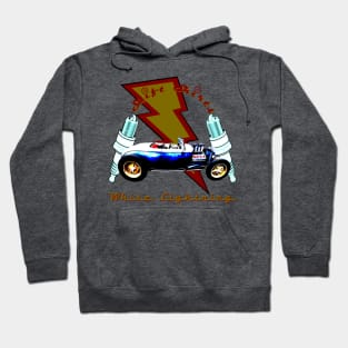 Shift Shirts White Lightning Hot Rod Hoodie